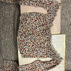 Over-the-shoulder crop-top
